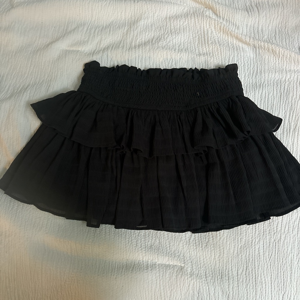 Forever 21 Black Bubble Mini Skirt